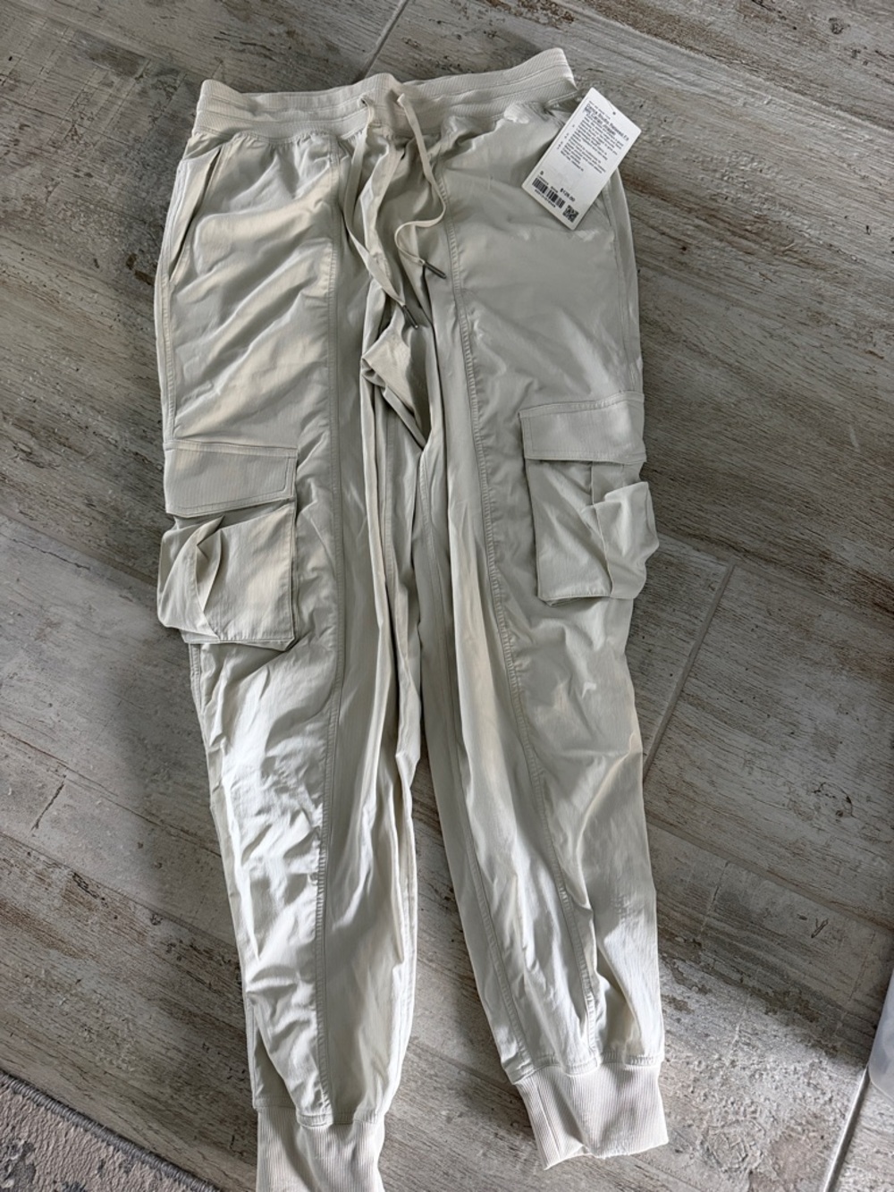 lululemon athletica Light Beige Cargo Joggers